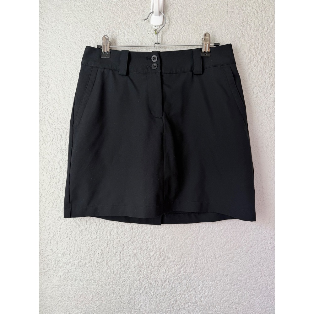 Nike Golf Dri-FIT‎ Black Performance Skort Womens Size 2 Athletic Skirt